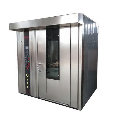 1300 kg Capacité -3N380V 32 plateaux Fuel diesel four rotatif pour cuisson des aliments à Shanghai