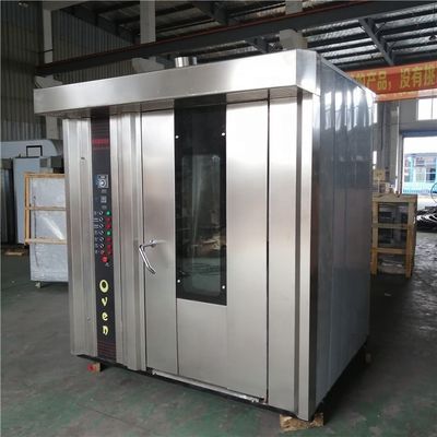 1300 kg Capacité -3N380V 32 plateaux Fuel diesel four rotatif pour cuisson des aliments à Shanghai