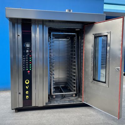 64 plateaux four rotatif à huile diesel pour la ligne de production de pain machine à Shanghai