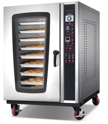 8 ponts Forneau de boulangerie à convection électrique pour professionnels de l'industrie alimentaire