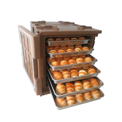 Pâtisserie en plastique pain pizza plateaux de cuisson boîte de transport boîte isolée de livraison de nourriture