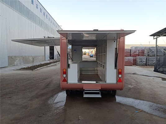 Longue durée de vie Vente au détail Voiture mobile de nourriture Vêtements de rue Magasin de remorque Pizza chaude