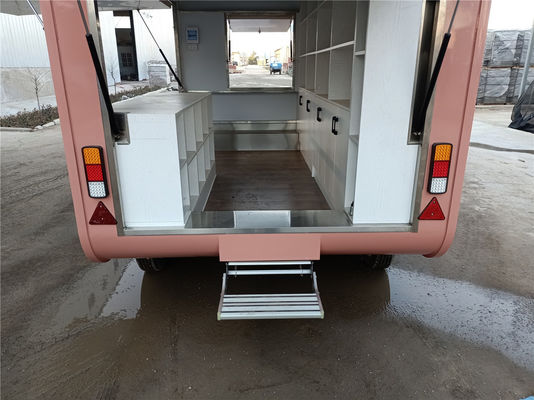 Longue durée de vie Vente au détail Voiture mobile de nourriture Vêtements de rue Magasin de remorque Pizza chaude