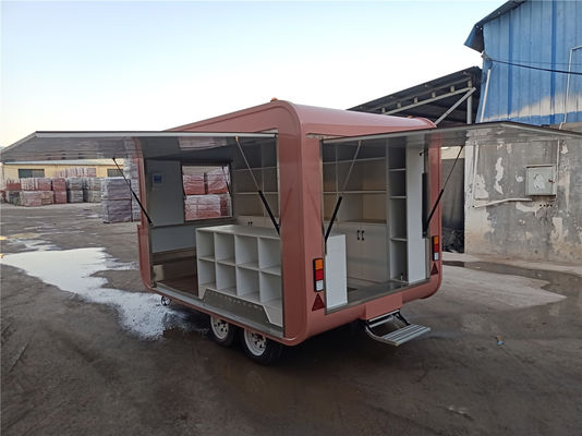 Longue durée de vie Vente au détail Voiture mobile de nourriture Vêtements de rue Magasin de remorque Pizza chaude