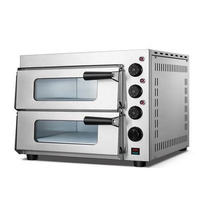 Cuisinière électrique à pizza à une couche avec pierre chaude