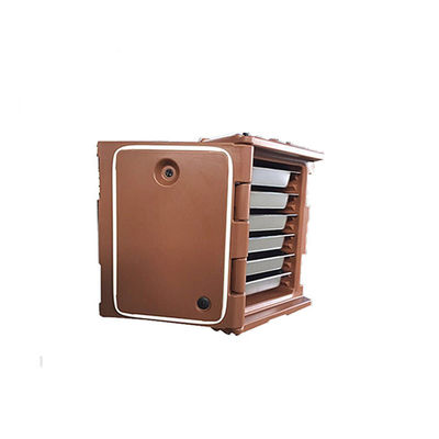 Boîte de transport de nourriture chaude boîte de livraison de nourriture isolée en plastique de couleur personnalisée