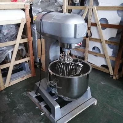 Machine de mélangeur de pâte planétaire à grande vitesse avec 3 types de batteurs et une cuve en acier de stagnation