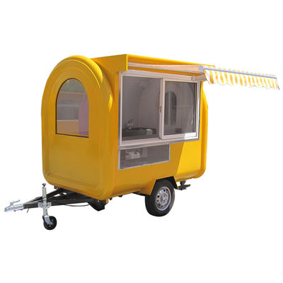 Capacité de chargement de 900 kg, remorque de panier mobile idéale pour la vente de restauration rapide dans la rue