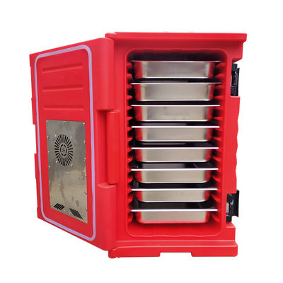 Équipement mécanique de cuisine Armoire alimentaire isolée en plastique boîte à roues sans roue statique