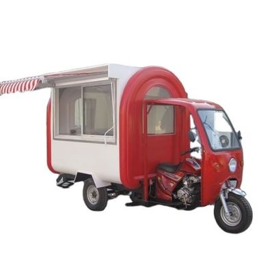 3 roues mobiles Tricycles électriques/à essence Food Truck pour usine de transformation de légumes
