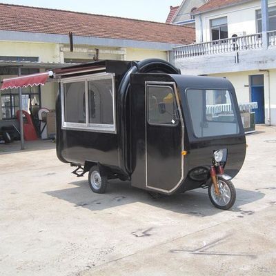 3 roues mobiles Tricycles électriques/à essence Food Truck pour usine de transformation de légumes