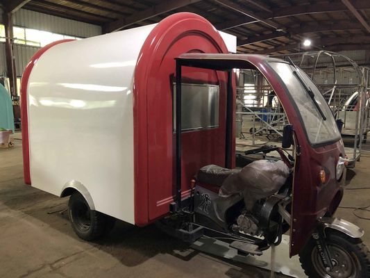 3 roues mobiles Tricycles électriques/à essence Food Truck pour usine de transformation de légumes