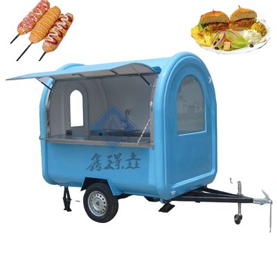 Un camion alimentaire mobile de bonne conception avec un niveau de sécurité élevé et une plaque en aluminium à Shanghai