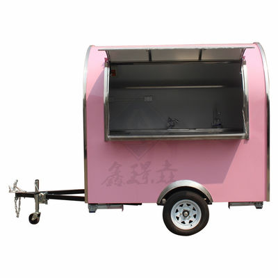 2300*1650*2300mm Fonction de collation de vente au détail Chariot alimentaire mobile avec crêpe à hot-dog crêpe
