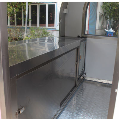 2300*1650*2300mm Fonction de collation de vente au détail Chariot alimentaire mobile avec crêpe à hot-dog crêpe