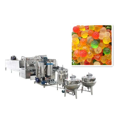 Ligne de production de bonbons à base de sucre avec machine automatique de bonbons doux