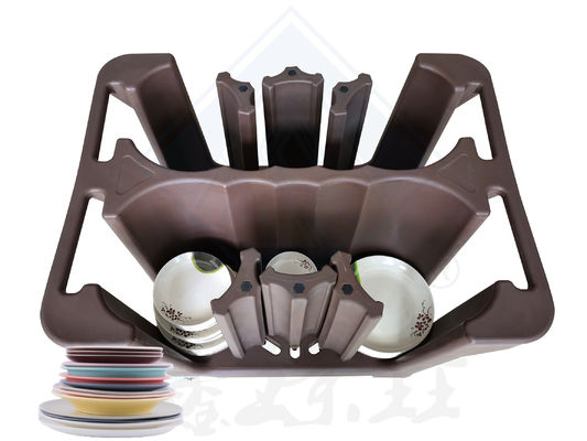 Équipement de cuisine de restaurant Armoire mobile Vaisselle de collecte de chariot avec un design moderne