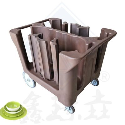 Couleur personnalisée Rotomolding Plateaux de restaurant Chariot pour la chauffe Plateaux dans le restaurant