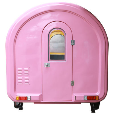 Voiture rétro électrique de 1500W de 2,2 mètres Petit camion de nourriture mobile pour chariot à hot-dog Slush