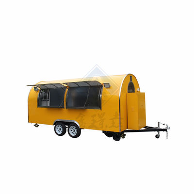 Magasin alimentaire bureau mobile multifonctionnel, chauffage de coiffure, remorque, crêpe, camion mobile rapide