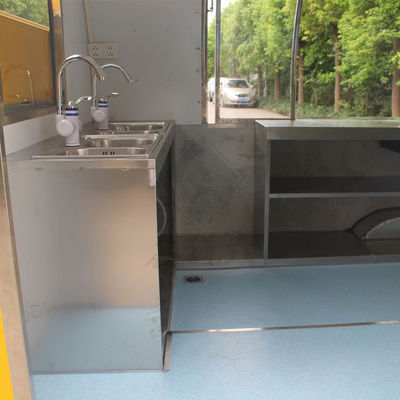 Magasin alimentaire bureau mobile multifonctionnel, chauffage de coiffure, remorque, crêpe, camion mobile rapide