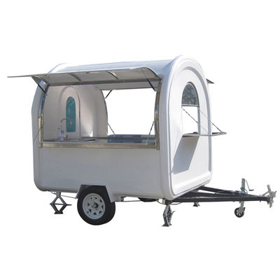 Camion alimentaire mobile personnalisé pour les entreprises de concession américaines standard L220xW160xH235cm