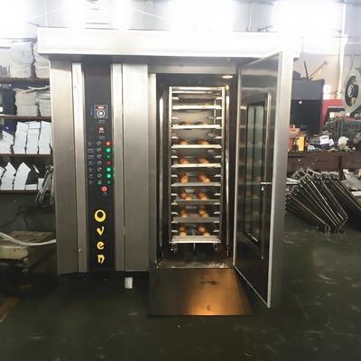 Équipement de boulangerie professionnel en argent Grand four à pain commercial avec support en ligne après le service