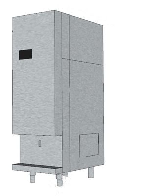 200 kg de capacité de stockage de glace Cube Ice Maker avec distributeur automatique et sortie de glace