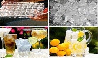 200 kg de capacité de stockage de glace Cube Ice Maker avec distributeur automatique et sortie de glace