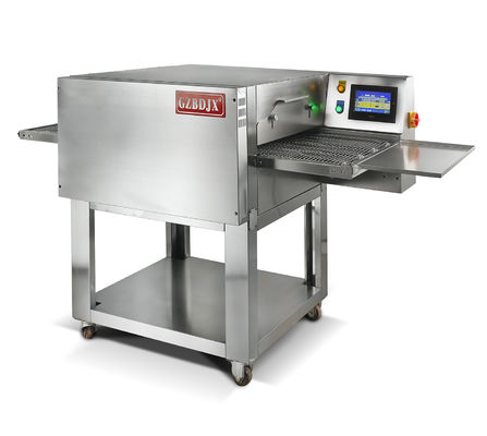 Un seul four 380V Transporteur commercial automatique Forneau à pizza Idéal pour la production de pizzeria