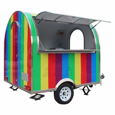 Europe Cuisine mobile Donut Frites Hamburger Food Truck avec maintenance sur le terrain