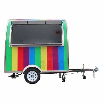 Europe Cuisine mobile Donut Frites Hamburger Food Truck avec maintenance sur le terrain