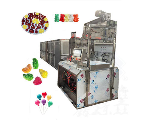 Machine à bonbons à sucre dur multifonctionnelle pour fabriquer des sucettes à la gomme et des sucettes à la rainbow lollipop