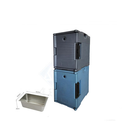 Boîte isolée à rouleaux à rotomolding pour fournir efficacement de la nourriture à température constante