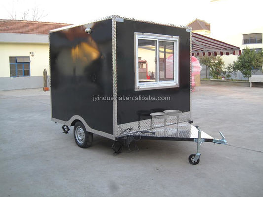 Cuisine personnalisée sur la route Go Wheel Crepe Food Cart pour les hôtels et les camions-remorqueurs