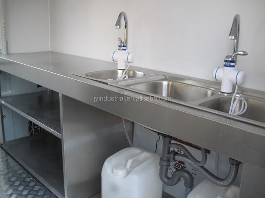 Moto électrique Chariots de hamburgers rouges Chariot de nourriture remorque de nourriture mobile Chariot de vente de nourriture pour les boissons