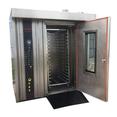64 plateaux Boulangerie four rotatif pour les biscuits de pain Machine de fabrication de biscuits Usine d'assaisonnement