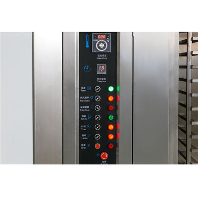 64 plateaux Boulangerie four rotatif pour les biscuits de pain Machine de fabrication de biscuits Usine d'assaisonnement