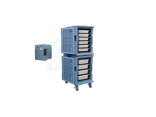 Porteur de boîte de stockage alimentaire avec casque gris LLDPE Porteur électrique de chauffage alimentaire