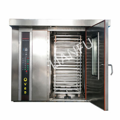 32 plateau Pâtisserie commerciale Four rotatif/machine à gaz diesel électrique pour four de boulangerie