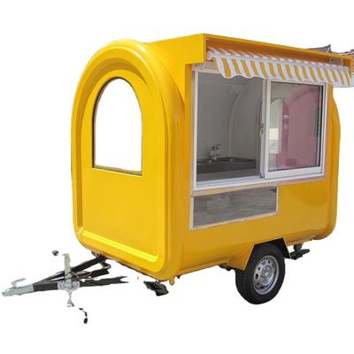 Chariot électrique de service public Chariot de bar à jus idéal pour l' huile de cuisson et la restauration rapide en plein air