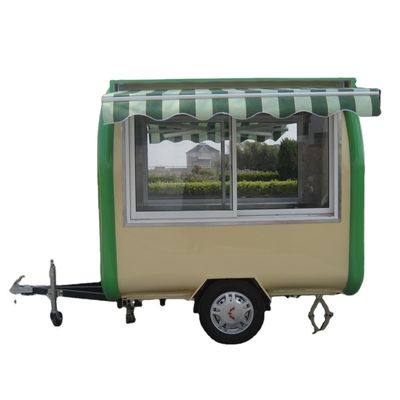 Chariot électrique de service public Chariot de bar à jus idéal pour l' huile de cuisson et la restauration rapide en plein air