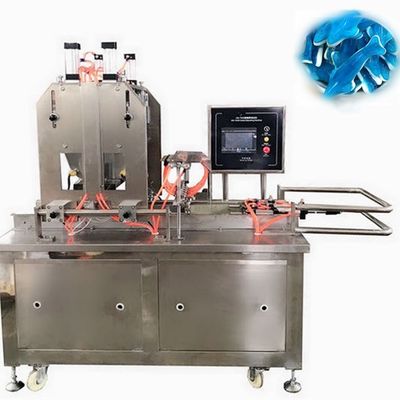 Machine de dépôt de gomme de banane de framboise en acier inoxydable pour la fabrication rapide de bonbons à la gelée