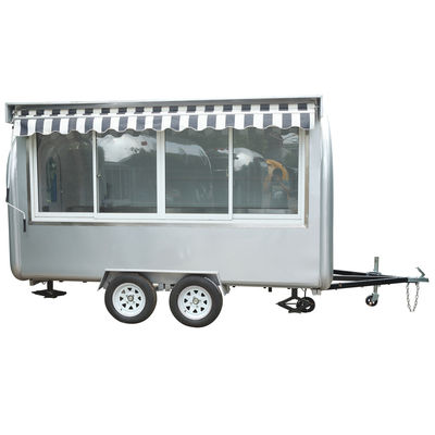 220V en acier inoxydable fourgonnette de vente de hot-dogs pour cuisine mobile et achat de camions alimentaires