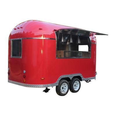 Usine de transformation des légumes Hot Dog Burger Trailer pour le panier de glace italien