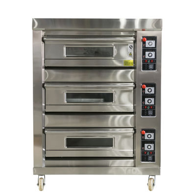 Appareil de cuisson commercial 14kw Petit four de boulangerie avec panneau de commande micro-ordinateur