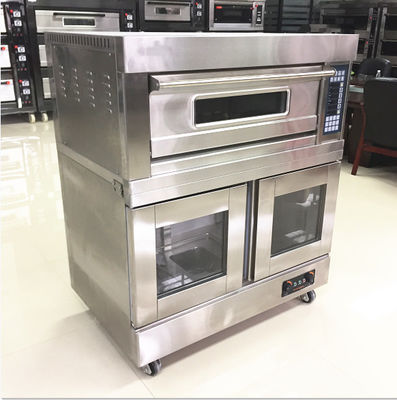2/3/4/6/9 Capacité des plateaux Pâte à pâte commerciale Pizza gâteau cuisson four à gaz électrique