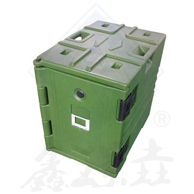 Boîte isolée de taille personnalisée avec des petites roues et un design multicolore à la boîte à lunch