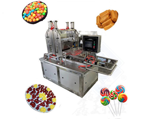 Machine automatique de fabrication de bonbons à base de sucre de type comprimé en sucre de type lollipop d'une capacité de 40 à 50 kg/h