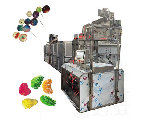 Machine automatique de fabrication de bonbons à base de sucre de type comprimé en sucre de type lollipop d'une capacité de 40 à 50 kg/h